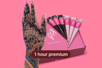 Dubai Henna - 1 hour premium