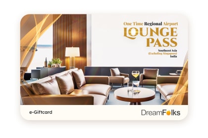 One-Time Southeast Asia, India and China Airport Region Lounge Access (excluding Singapore)